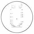 Бинокль Sturman 10x50 с сеткой