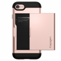 Противоударный комбинированный чехол-накладка для iPhone 7 Spigen Slim Armor CS